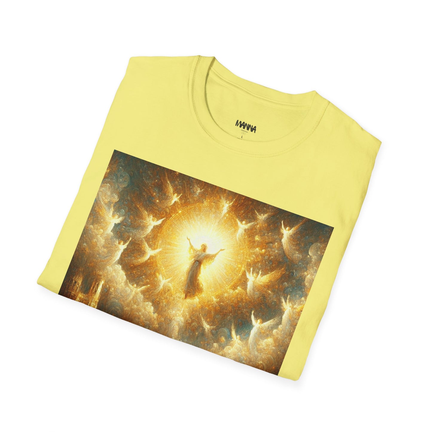 Heavenly Glory Unisex Softstyle T-Shirt - Inspirational Art Tee
