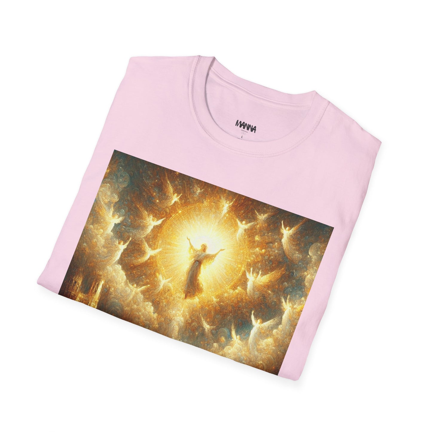 Heavenly Glory Unisex Softstyle T-Shirt - Inspirational Art Tee