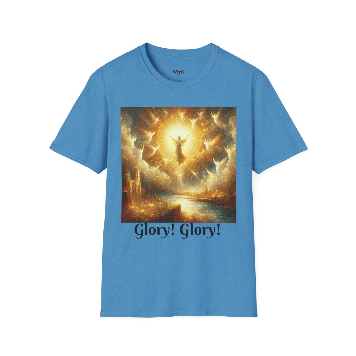 Heavenly Glory Unisex Softstyle T-Shirt - Inspirational Art Tee