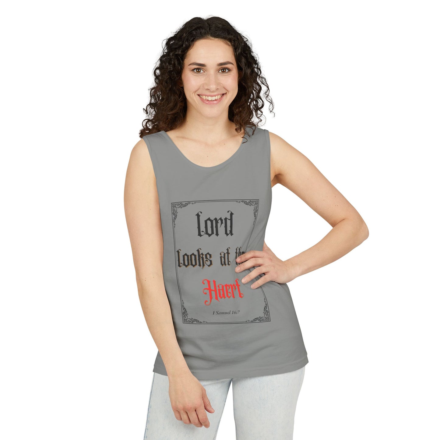 Inspirational Tank Top for Daily Motivation, Christian Gift, Positive Affirmation Apparel, Summer Fashion, Relaxed Fit Exercise Wear