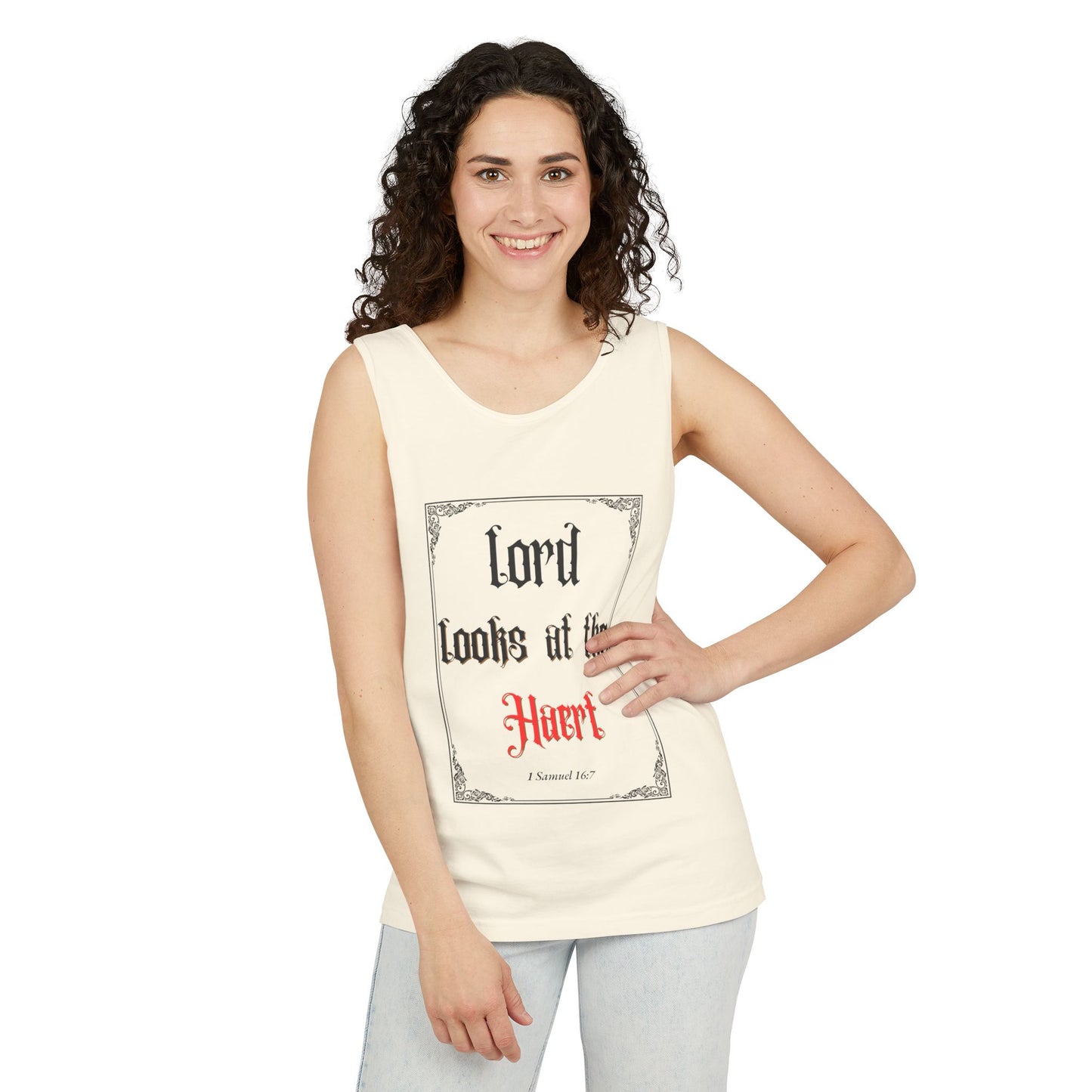 Inspirational Tank Top for Daily Motivation, Christian Gift, Positive Affirmation Apparel, Summer Fashion, Relaxed Fit Exercise Wear