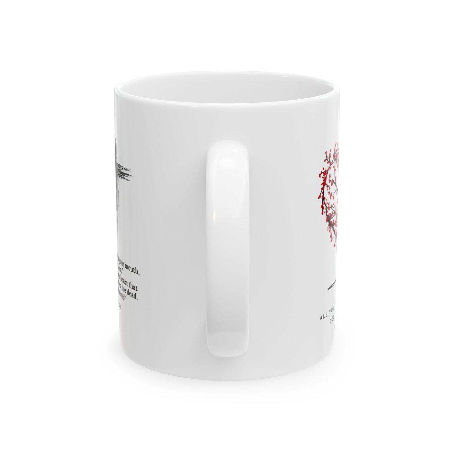 Inspirational Ceramic Mug - Manna from Heaven Design (11oz, 15oz)