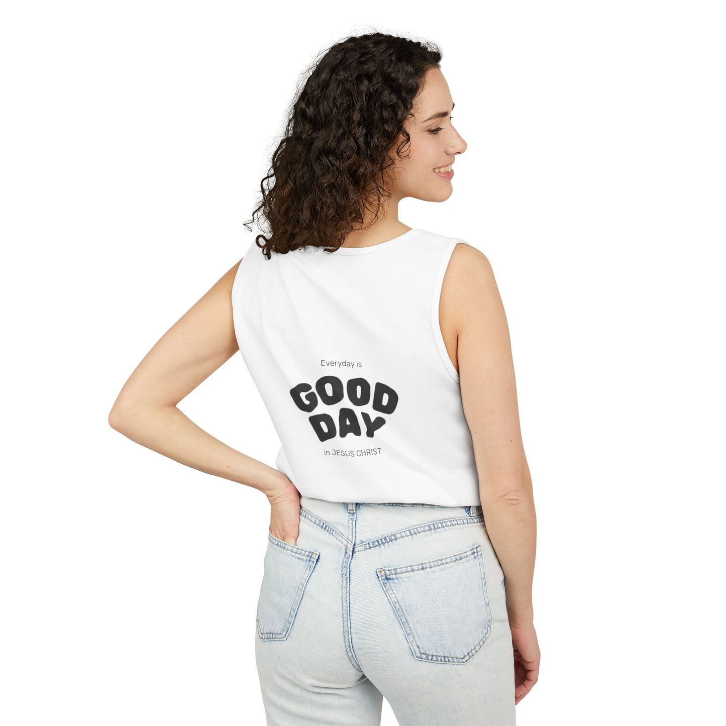 Inspirational Tank Top for Daily Motivation, Christian Gift, Positive Affirmation Apparel, Summer Fashion, Relaxed Fit Exercise Wear