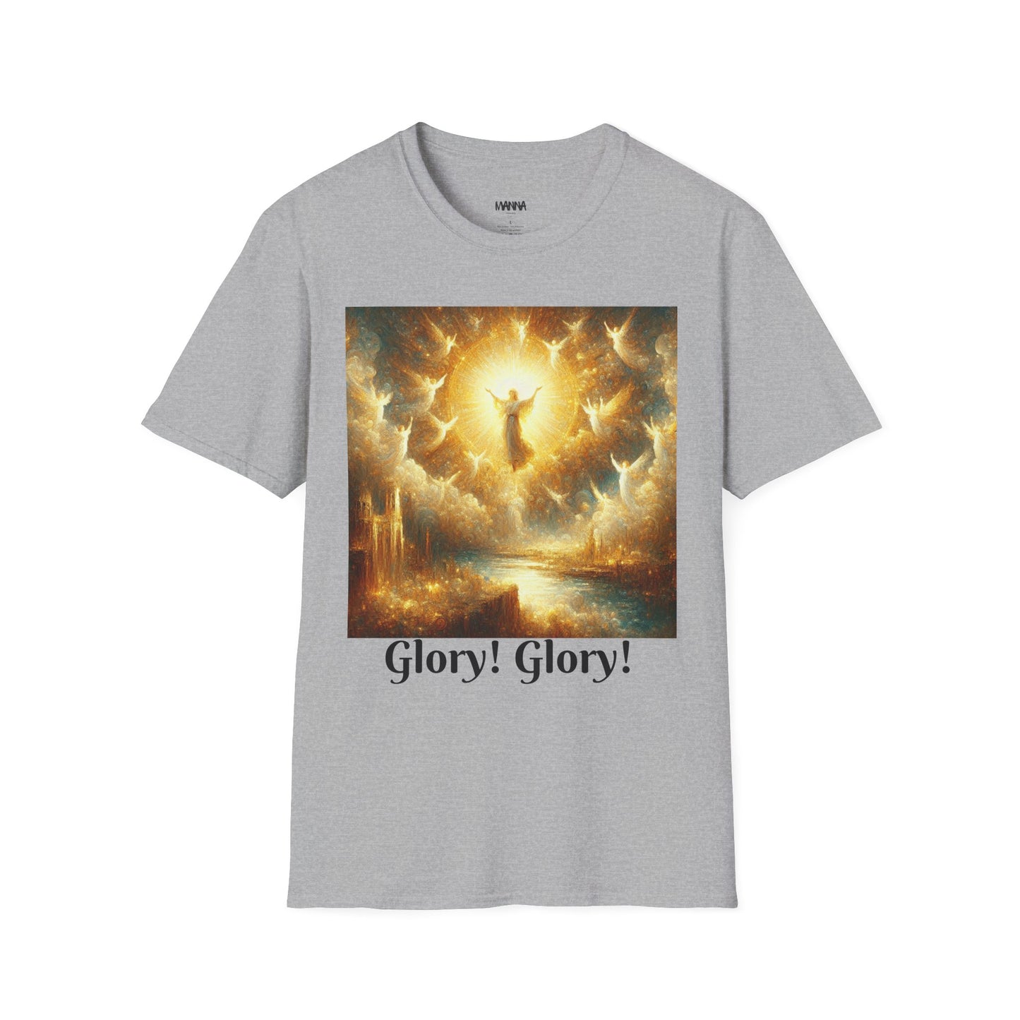 Heavenly Glory Unisex Softstyle T-Shirt - Inspirational Art Tee