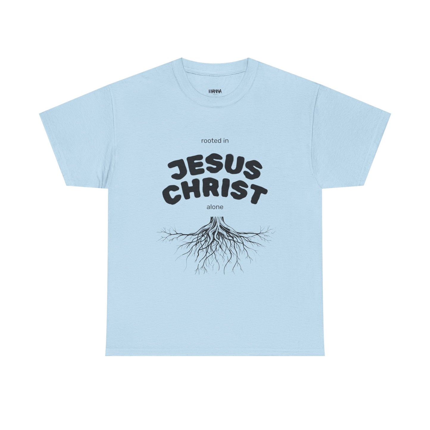 Rooted in Jesus Christ Unisex Heavy Cotton Tee, Christian Apparel, Faith-Based T-Shirt, Spiritual Gift, Religious Wear, Unisex Tee