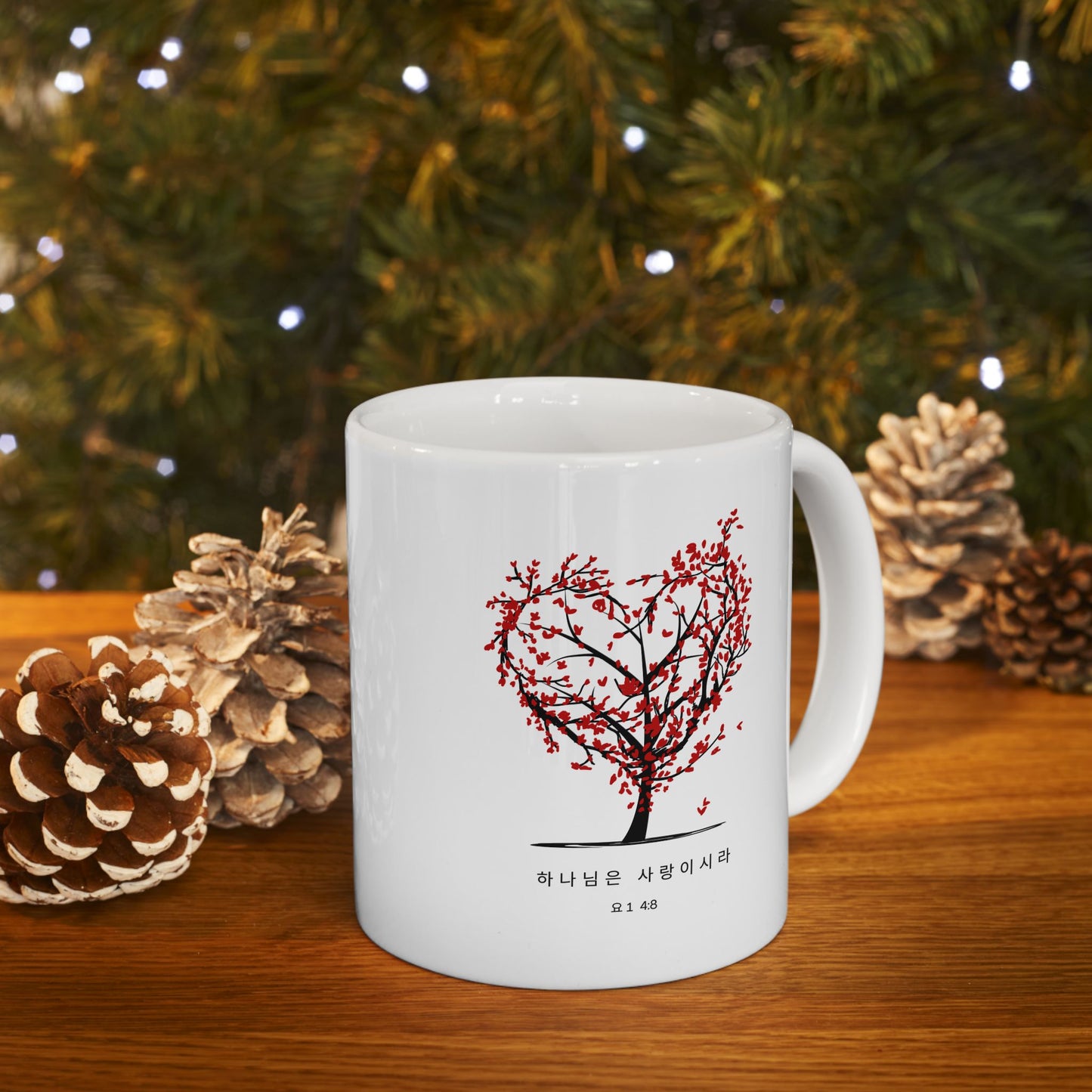 Romantic Tree of Love Ceramic Mug - Perfect for Couples