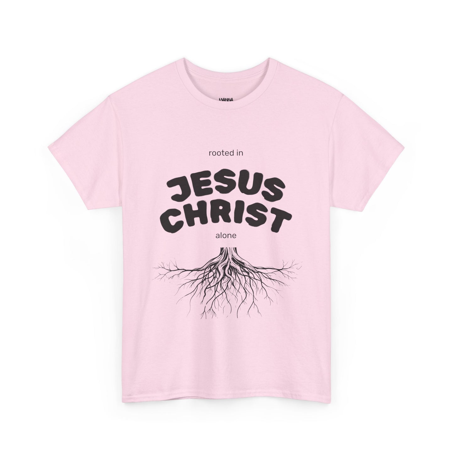 Rooted in Jesus Christ Unisex Heavy Cotton Tee, Christian Apparel, Faith-Based T-Shirt, Spiritual Gift, Religious Wear, Unisex Tee