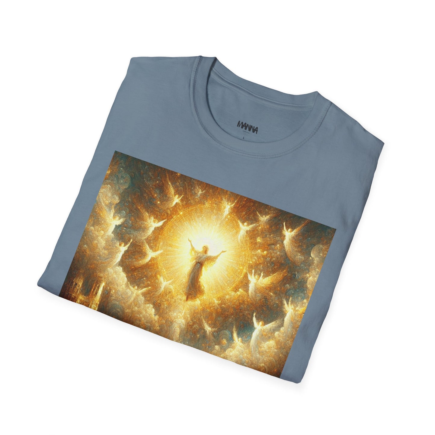 Heavenly Glory Unisex Softstyle T-Shirt - Inspirational Art Tee