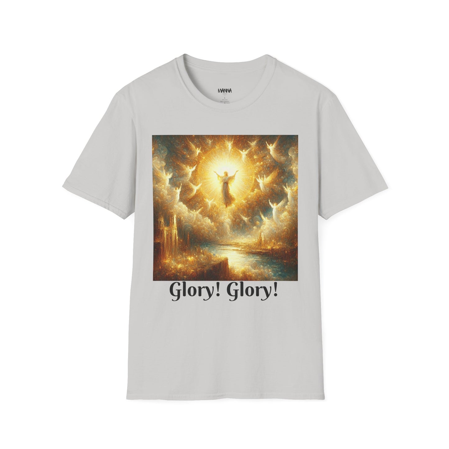 Heavenly Glory Unisex Softstyle T-Shirt - Inspirational Art Tee