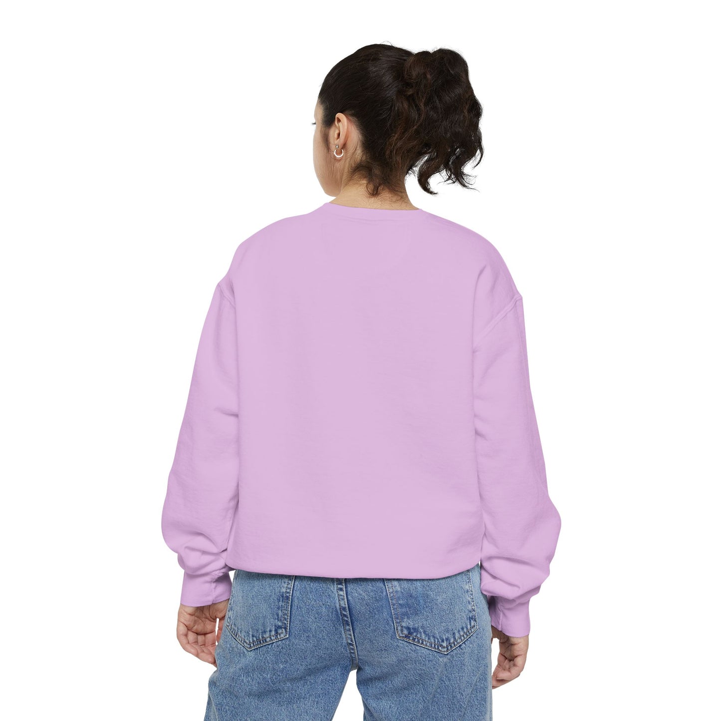 Unisex Garment-Dyed Sweatshirt with Inspirational Quote