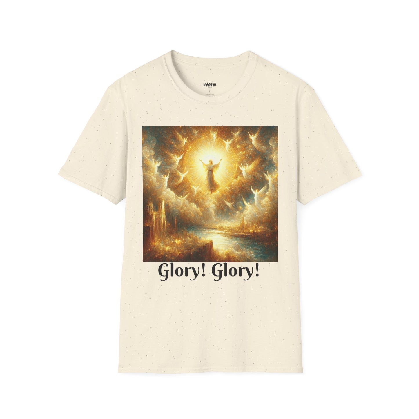 Heavenly Glory Unisex Softstyle T-Shirt - Inspirational Art Tee