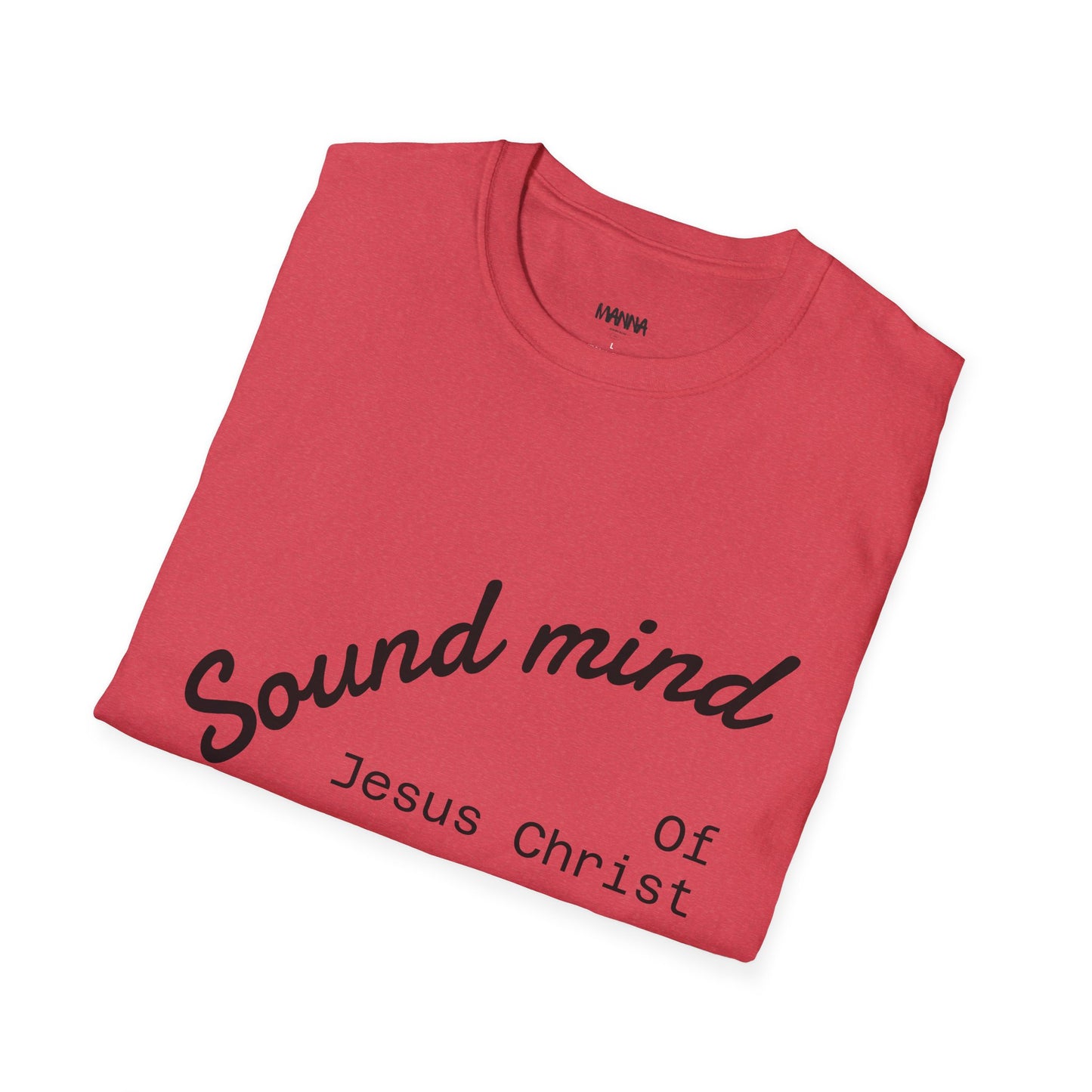Unisex Christian Inspirational T-Shirt, Sound Mind Jesus Christ Tee, Faith-Based Gift, Spiritual Apparel, Religious Fashion