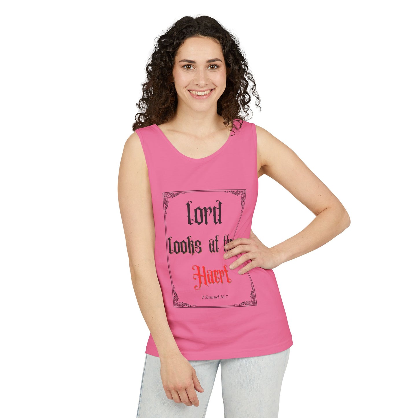 Inspirational Tank Top for Daily Motivation, Christian Gift, Positive Affirmation Apparel, Summer Fashion, Relaxed Fit Exercise Wear