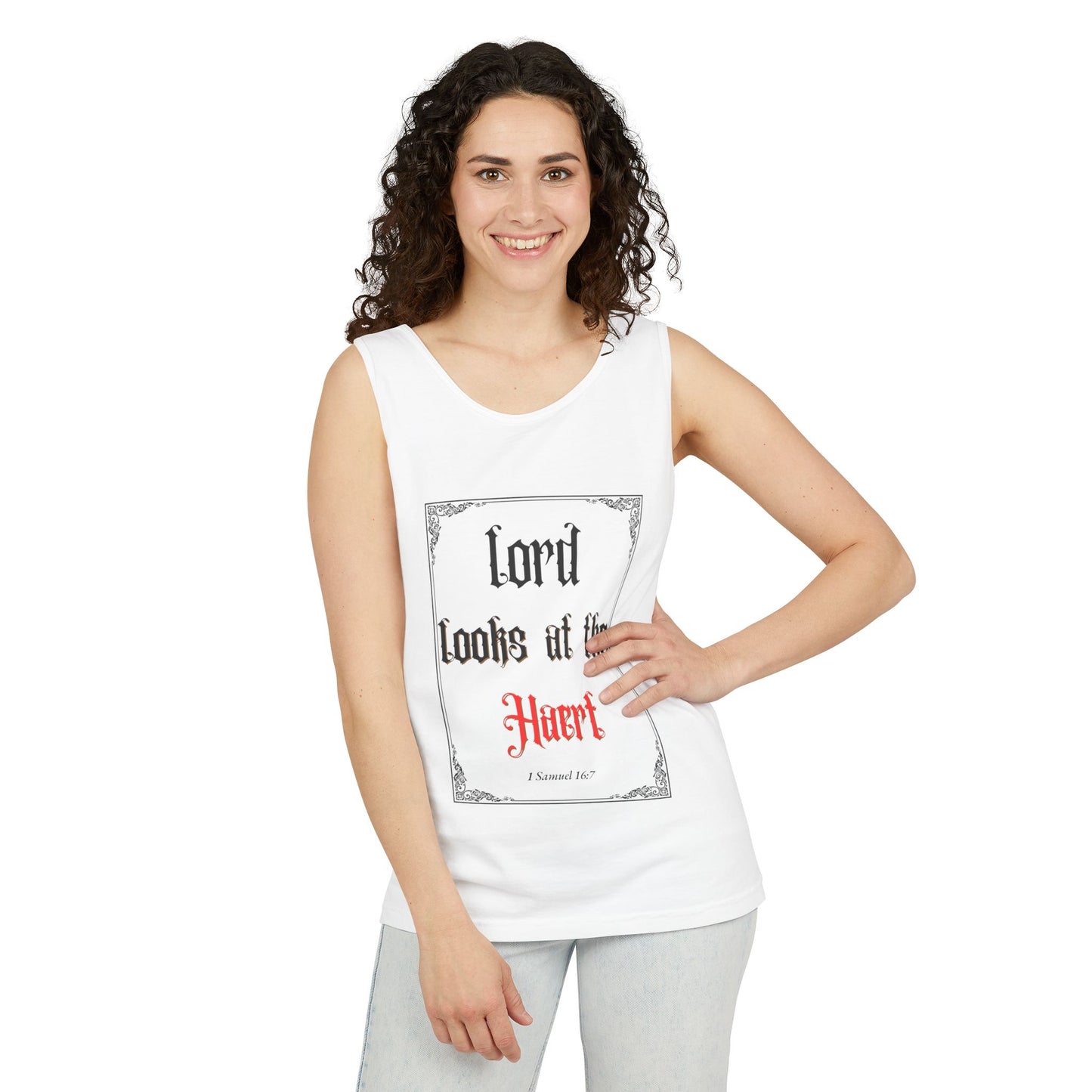 Inspirational Tank Top for Daily Motivation, Christian Gift, Positive Affirmation Apparel, Summer Fashion, Relaxed Fit Exercise Wear