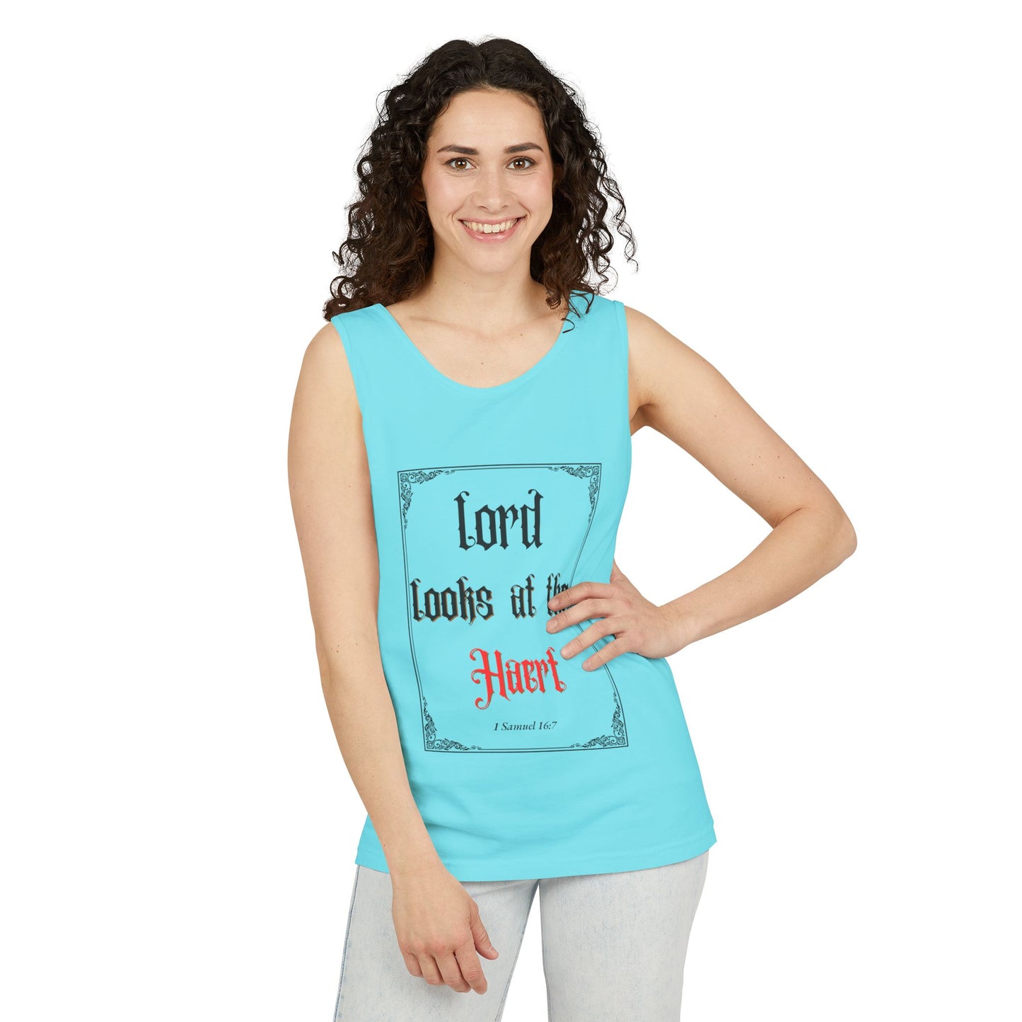 Inspirational Tank Top for Daily Motivation, Christian Gift, Positive Affirmation Apparel, Summer Fashion, Relaxed Fit Exercise Wear
