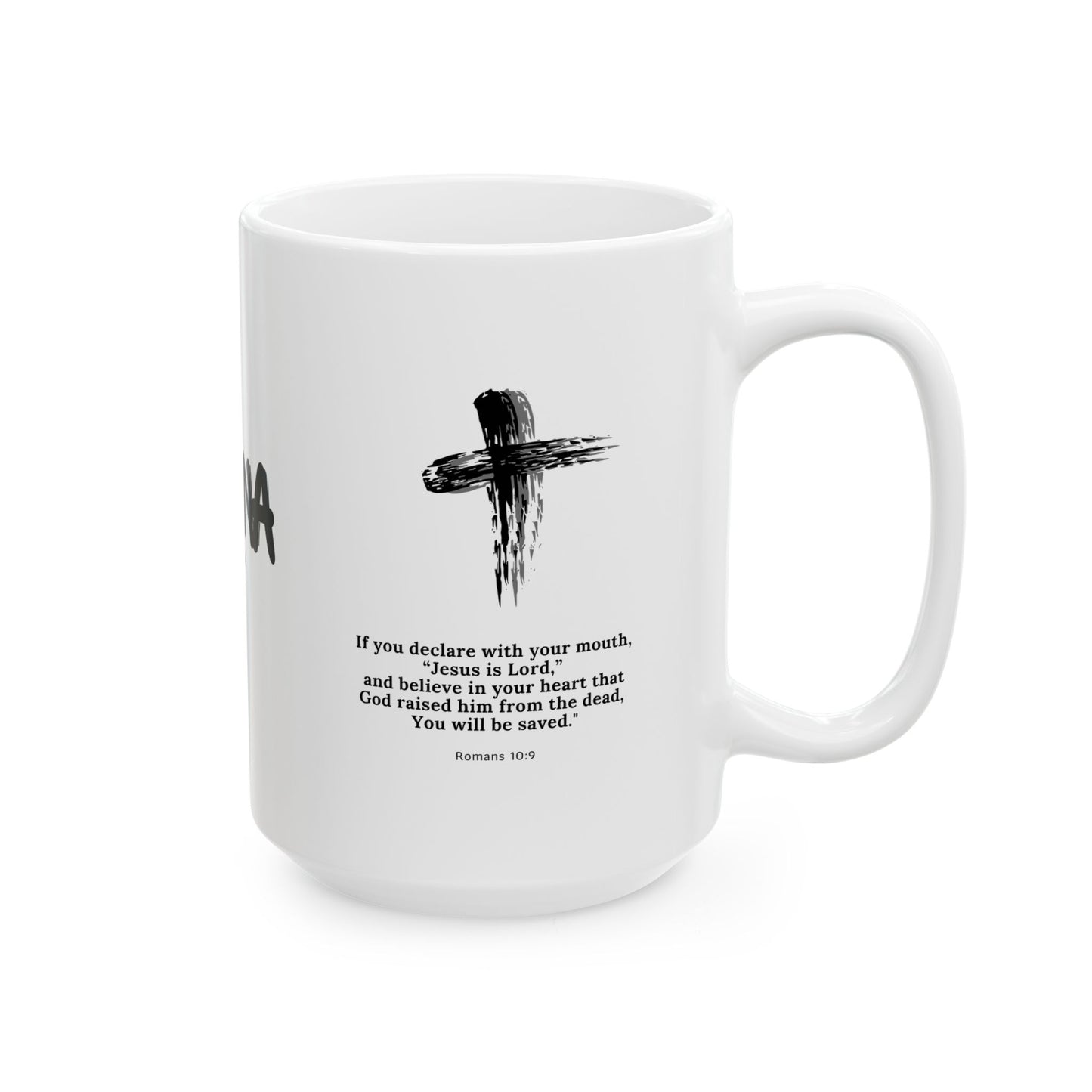 Inspirational Ceramic Mug - Manna from Heaven Design (11oz, 15oz)