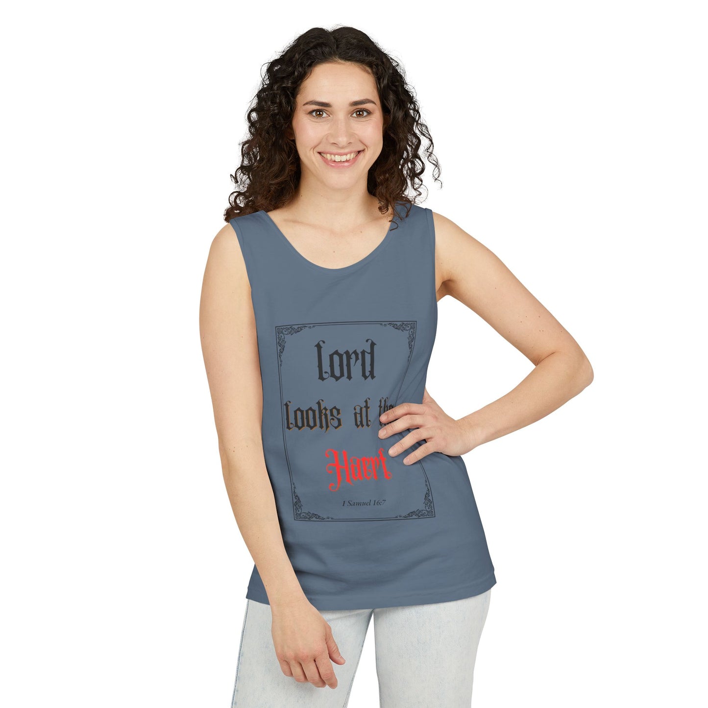 Inspirational Tank Top for Daily Motivation, Christian Gift, Positive Affirmation Apparel, Summer Fashion, Relaxed Fit Exercise Wear