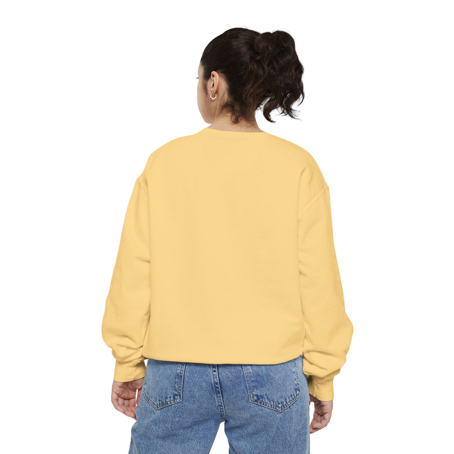 Unisex Garment-Dyed Sweatshirt with Inspirational Quote
