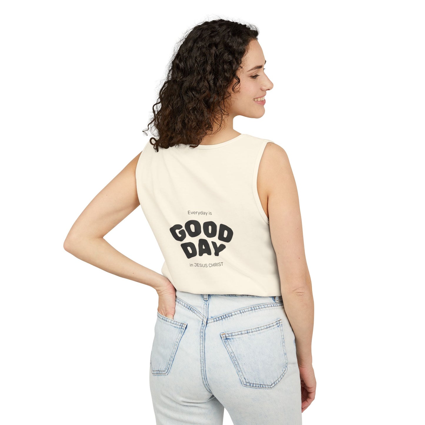 Inspirational Tank Top for Daily Motivation, Christian Gift, Positive Affirmation Apparel, Summer Fashion, Relaxed Fit Exercise Wear
