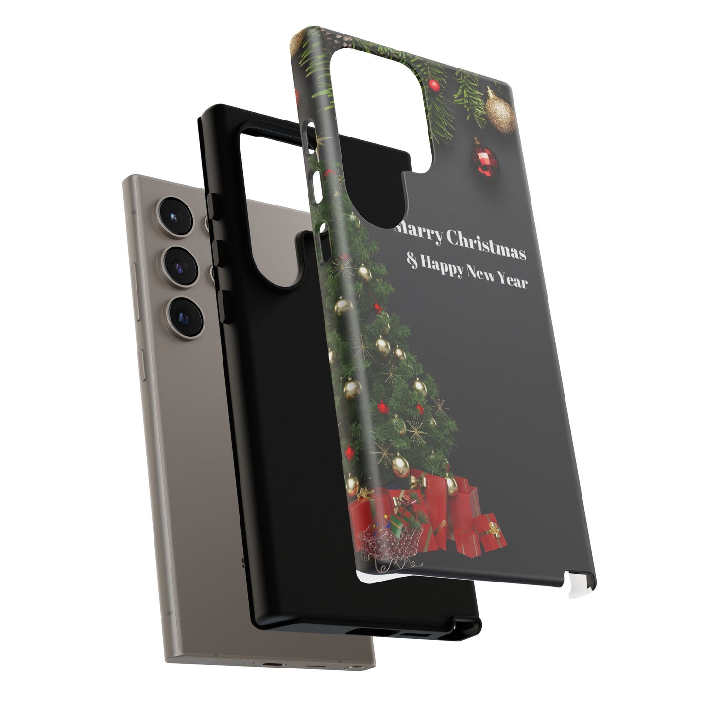 Christmas Phone Case - Marry Christmas & Happy New Year Design