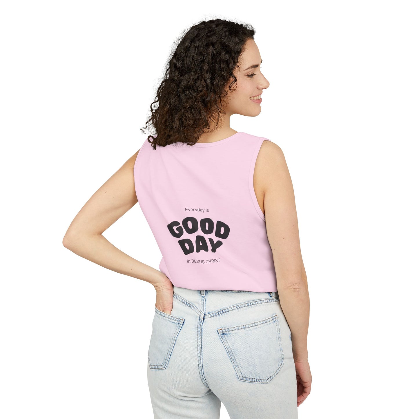 Inspirational Tank Top for Daily Motivation, Christian Gift, Positive Affirmation Apparel, Summer Fashion, Relaxed Fit Exercise Wear