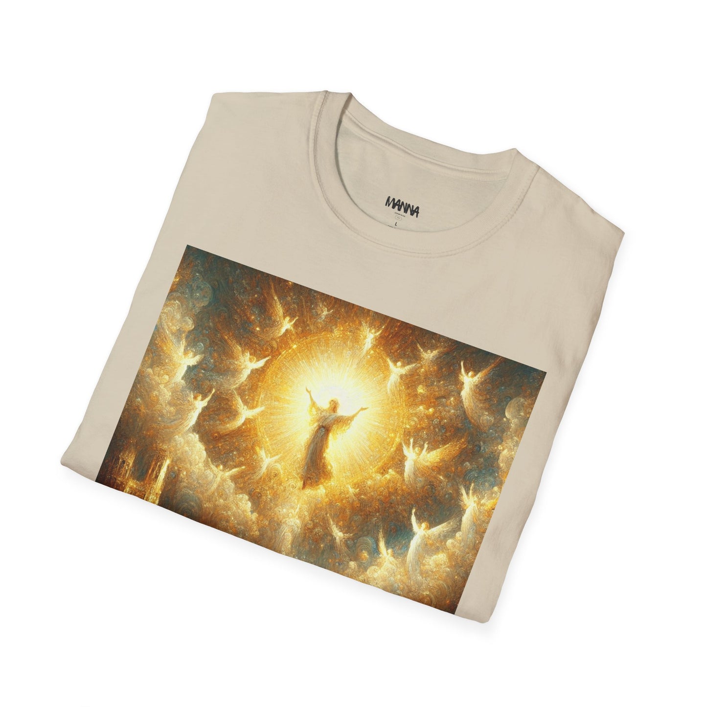 Heavenly Glory Unisex Softstyle T-Shirt - Inspirational Art Tee