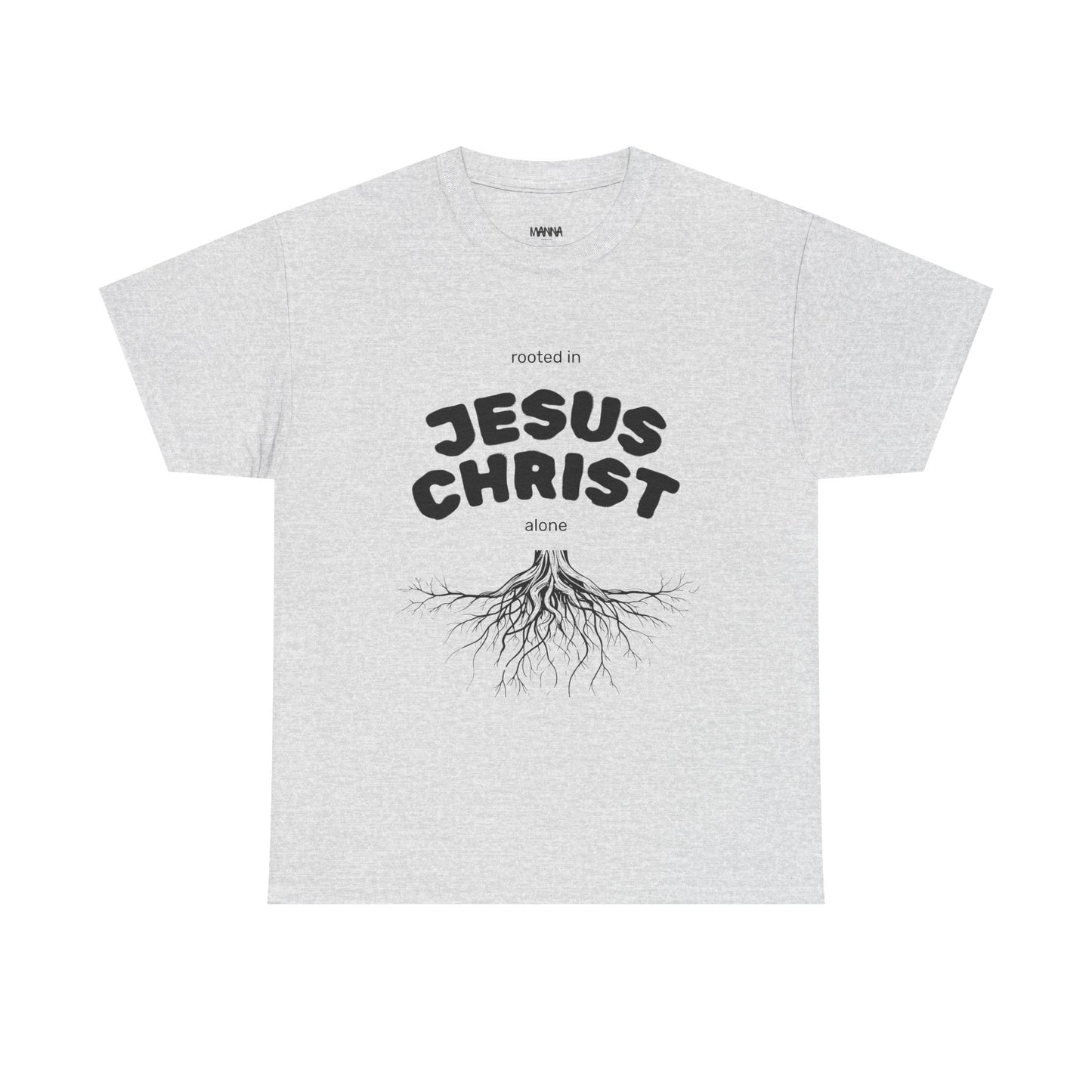 Rooted in Jesus Christ Unisex Heavy Cotton Tee, Christian Apparel, Faith-Based T-Shirt, Spiritual Gift, Religious Wear, Unisex Tee
