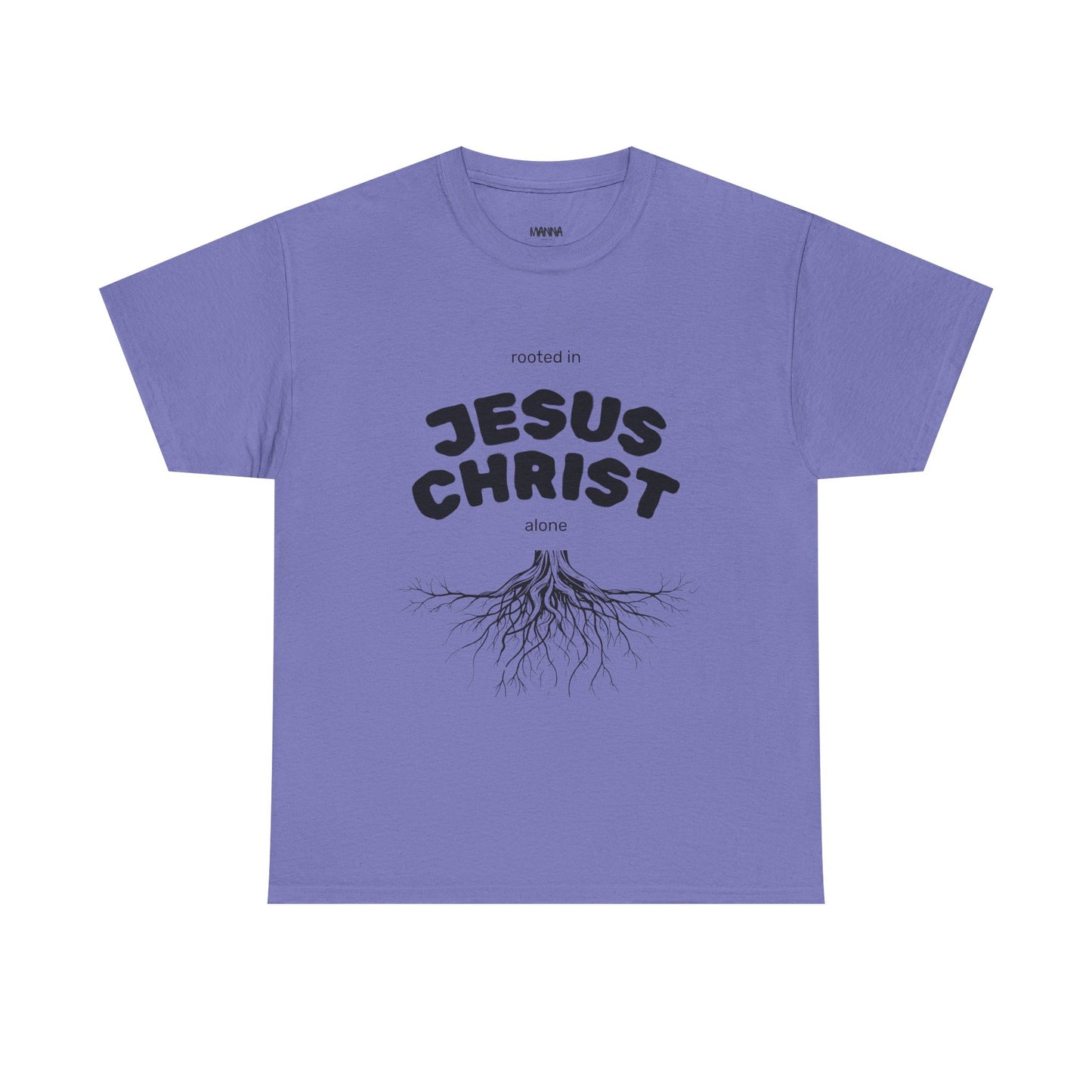 Rooted in Jesus Christ Unisex Heavy Cotton Tee, Christian Apparel, Faith-Based T-Shirt, Spiritual Gift, Religious Wear, Unisex Tee