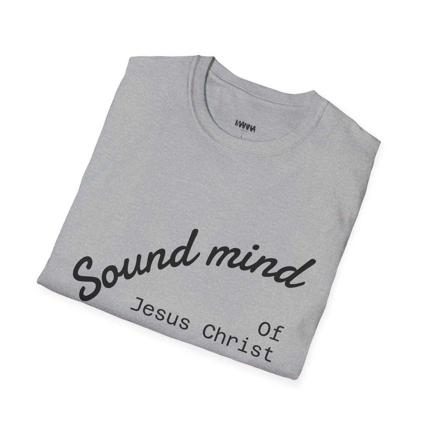 Unisex Christian Inspirational T-Shirt, Sound Mind Jesus Christ Tee, Faith-Based Gift, Spiritual Apparel, Religious Fashion