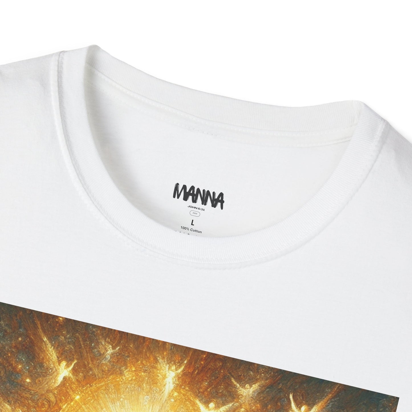 Heavenly Glory Unisex Softstyle T-Shirt - Inspirational Art Tee