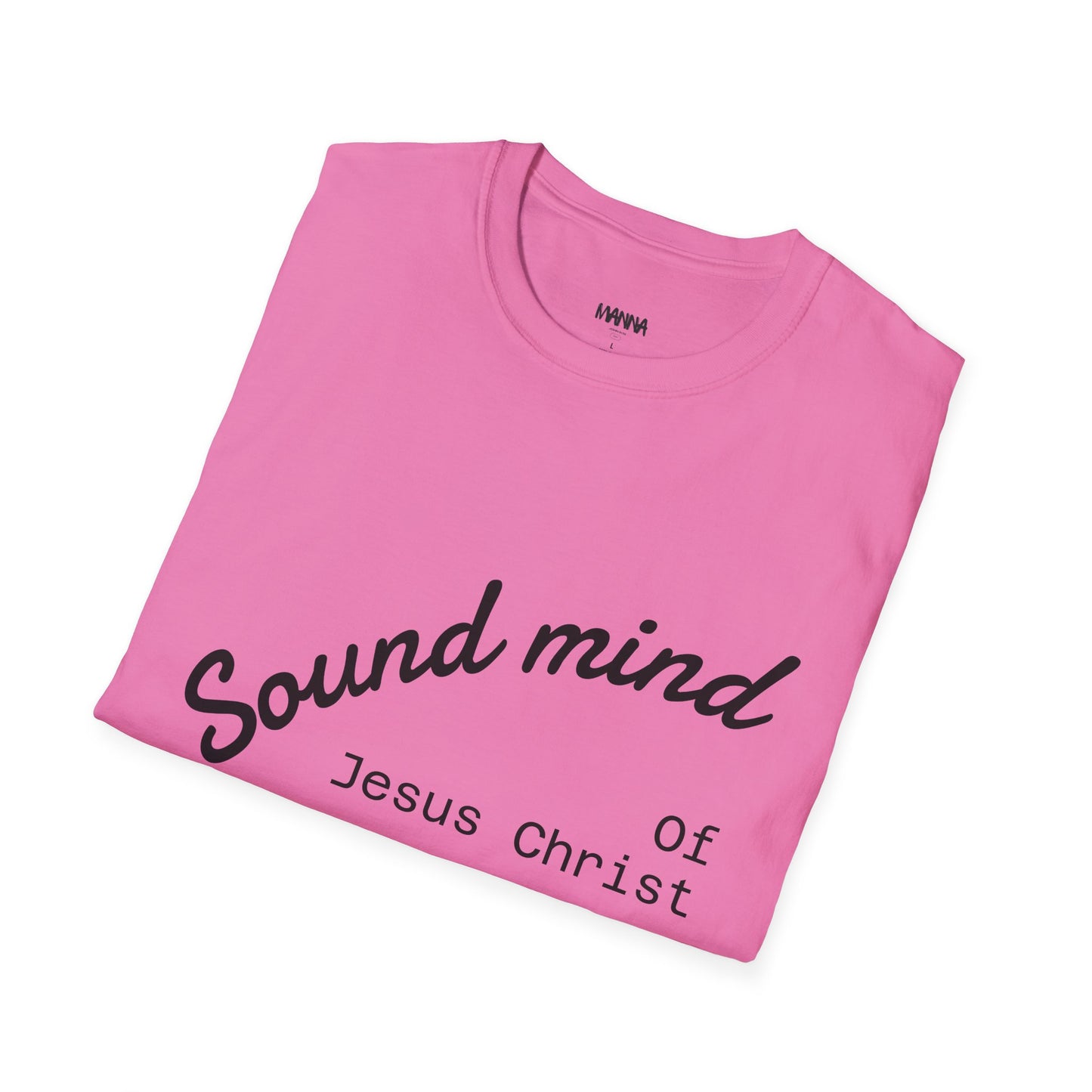 Unisex Christian Inspirational T-Shirt, Sound Mind Jesus Christ Tee, Faith-Based Gift, Spiritual Apparel, Religious Fashion