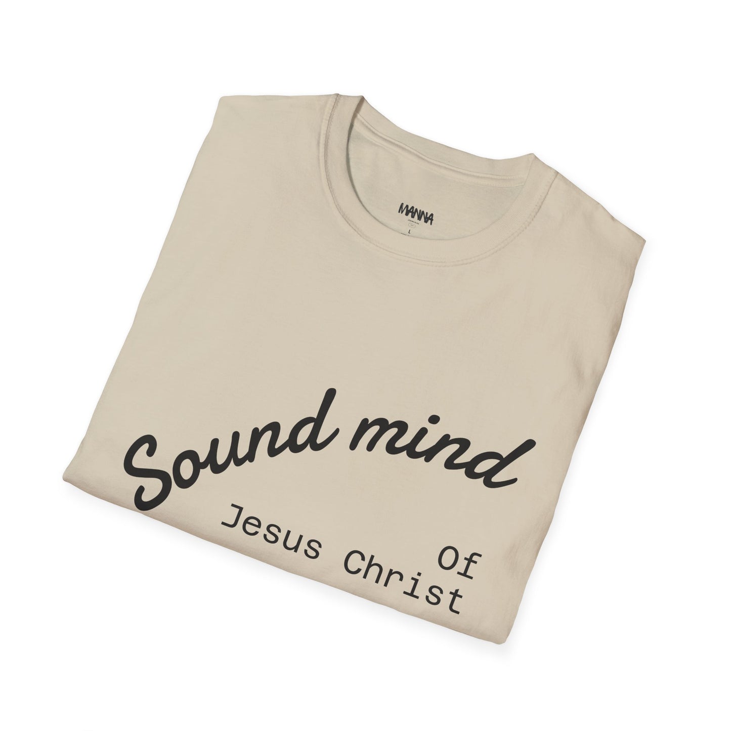 Unisex Christian Inspirational T-Shirt, Sound Mind Jesus Christ Tee, Faith-Based Gift, Spiritual Apparel, Religious Fashion