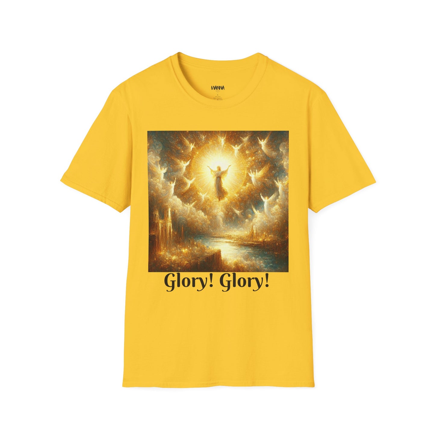 Heavenly Glory Unisex Softstyle T-Shirt - Inspirational Art Tee