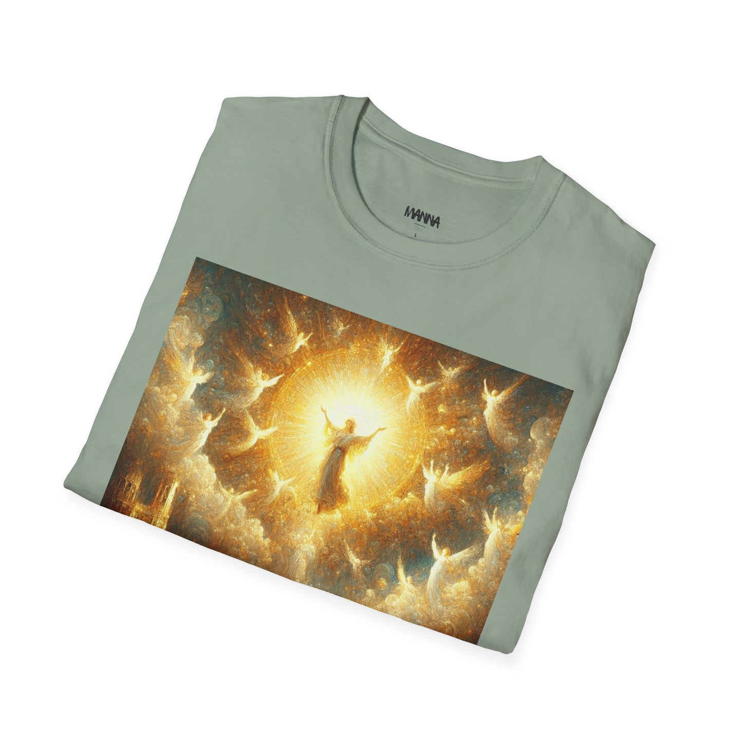 Heavenly Glory Unisex Softstyle T-Shirt - Inspirational Art Tee