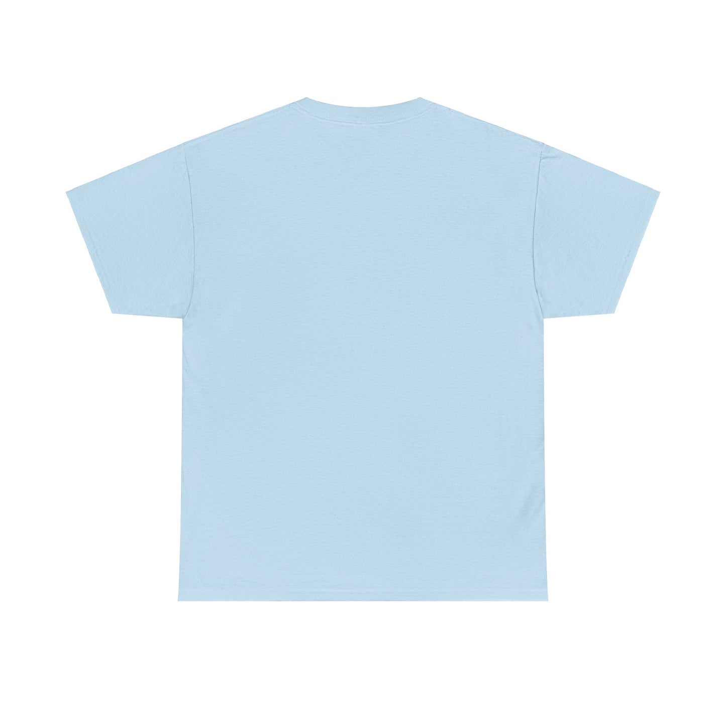 Chill Vibes Unisex Heavy Cotton Tee - Relaxed Blue T-Shirt