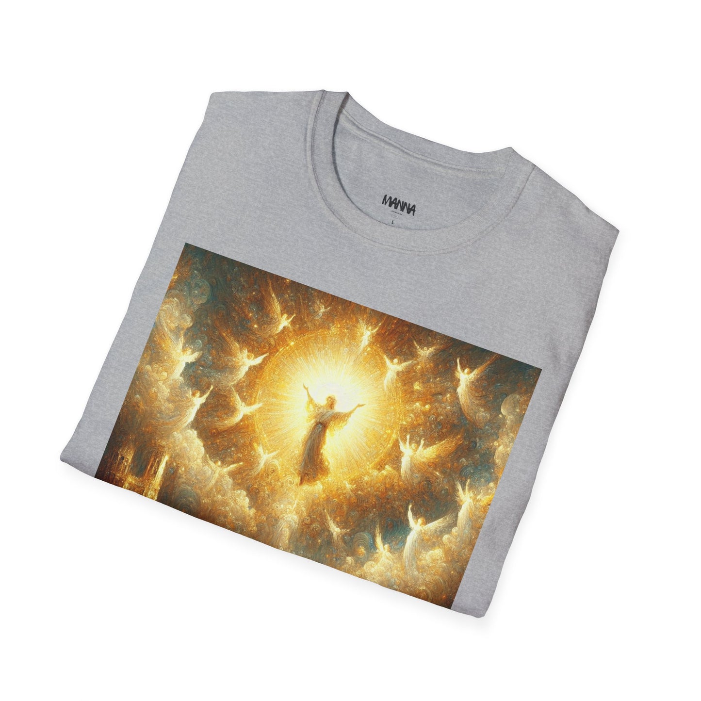 Heavenly Glory Unisex Softstyle T-Shirt - Inspirational Art Tee