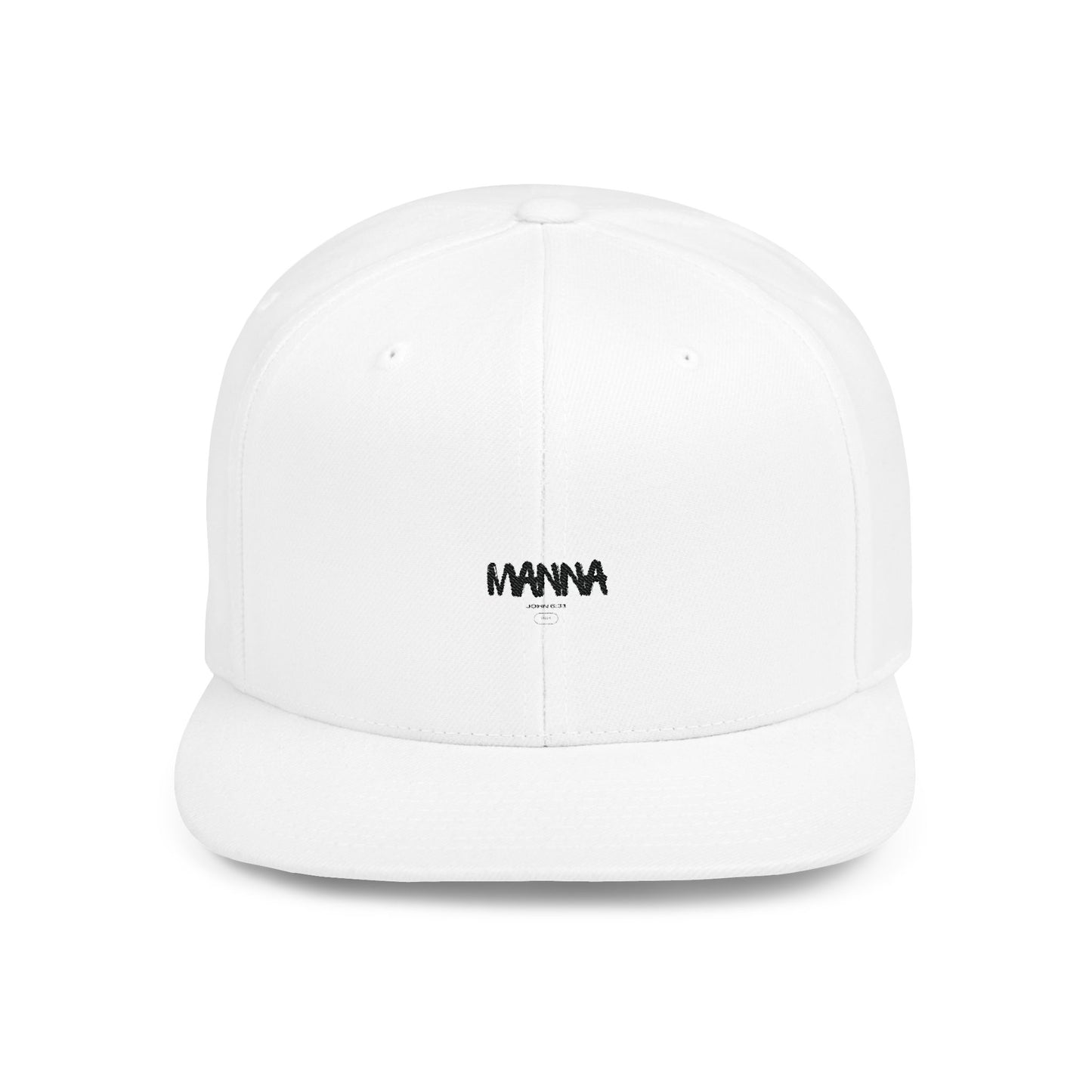 Stylish Manna Flat Bill Snapback Cap - Perfect for Casual Outings and Celebrations