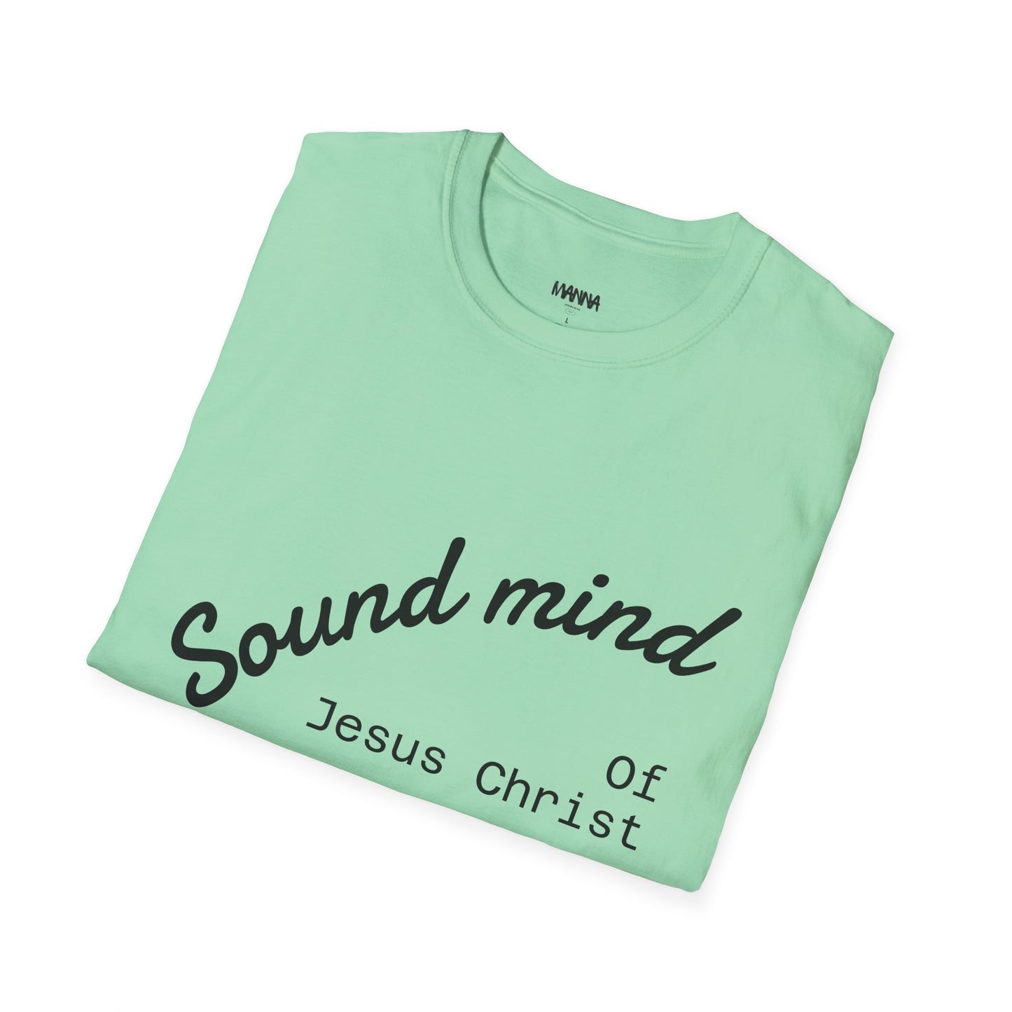 Unisex Christian Inspirational T-Shirt, Sound Mind Jesus Christ Tee, Faith-Based Gift, Spiritual Apparel, Religious Fashion