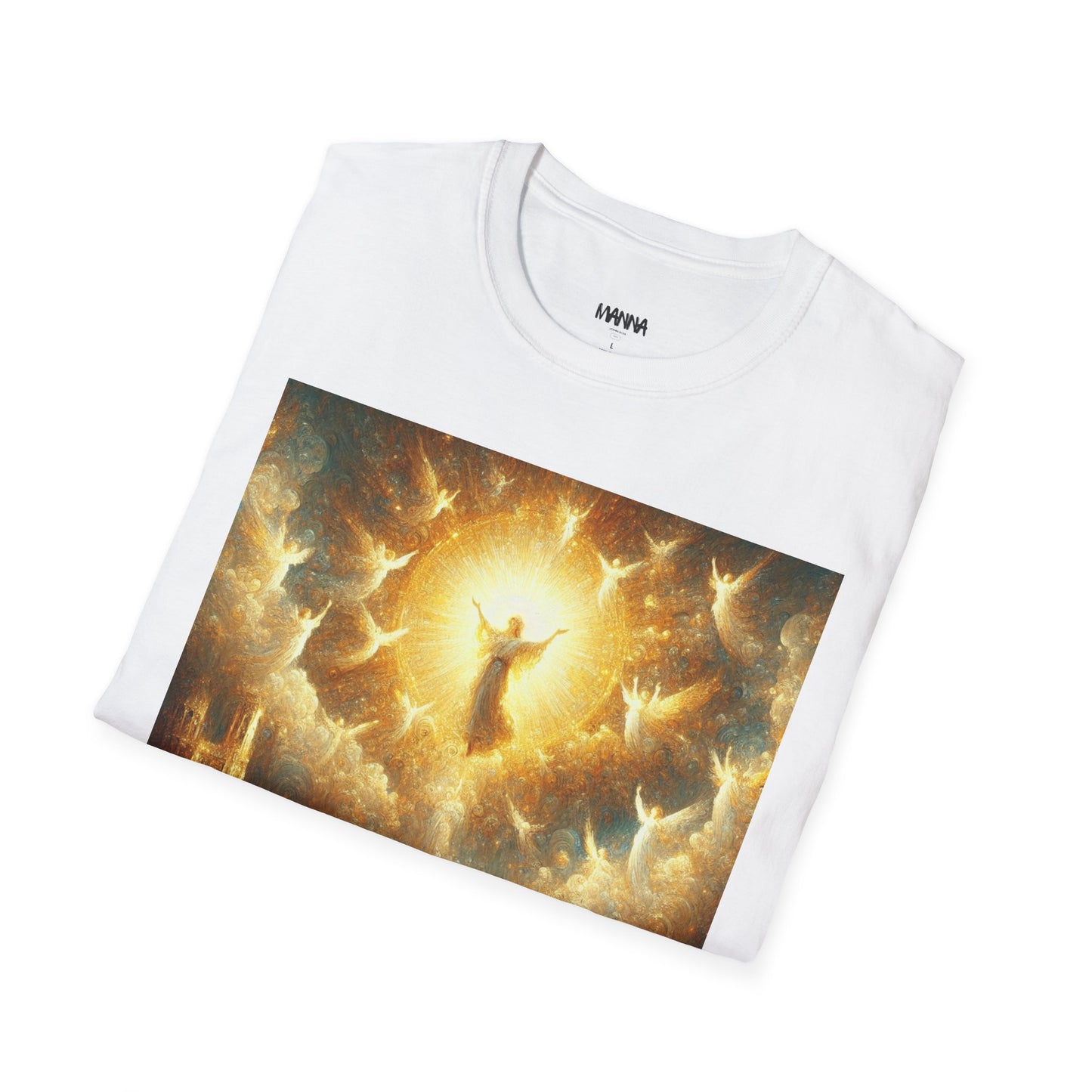 Heavenly Glory Unisex Softstyle T-Shirt - Inspirational Art Tee