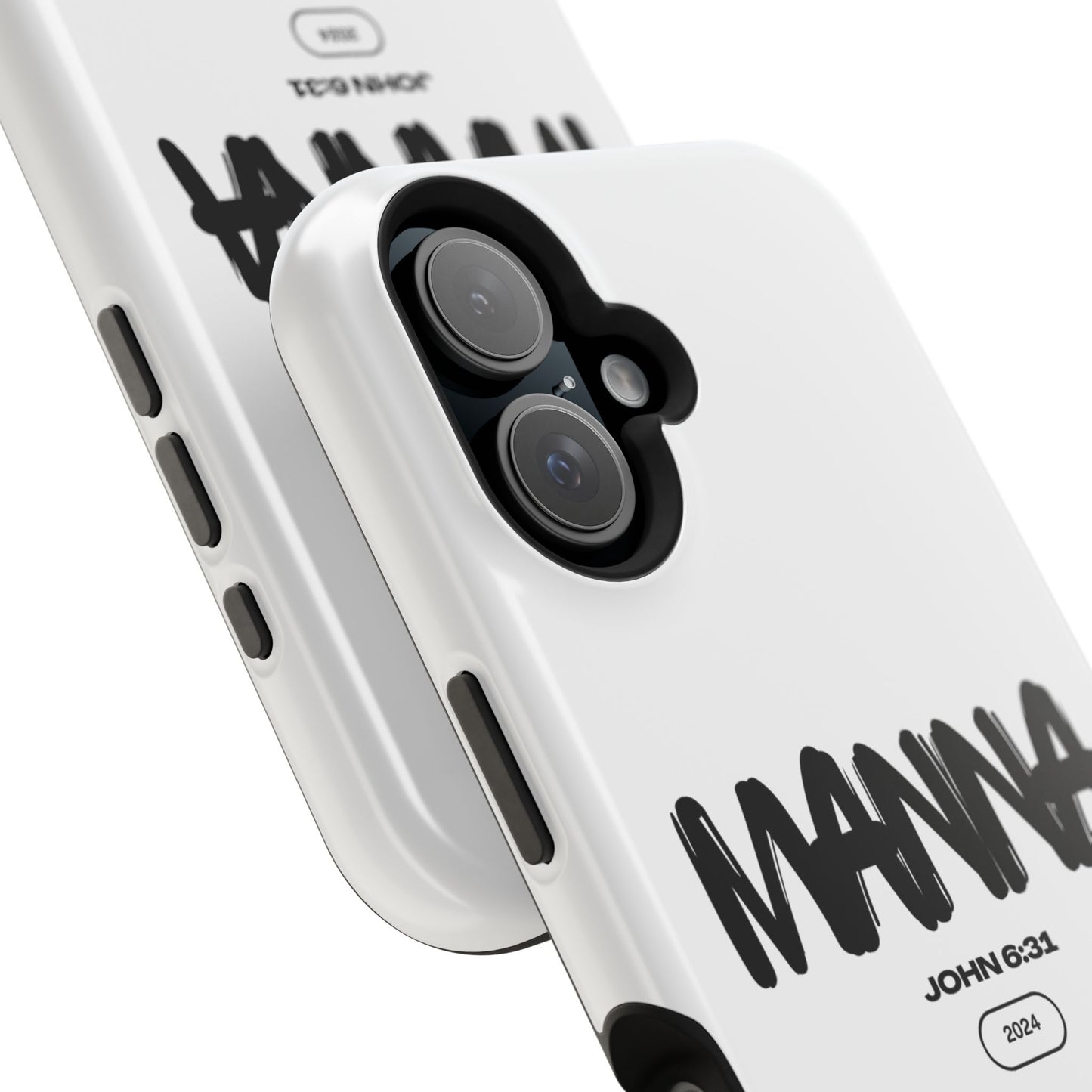 Manna Bible Verse Impact-Resistant Phone Case - Stylish Protection for Faithful Souls