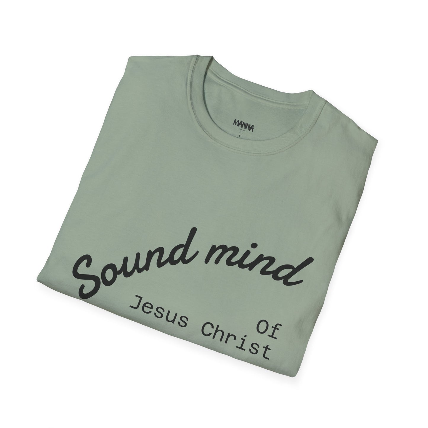 Unisex Christian Inspirational T-Shirt, Sound Mind Jesus Christ Tee, Faith-Based Gift, Spiritual Apparel, Religious Fashion