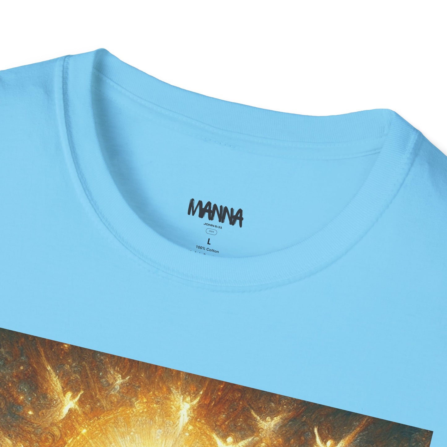 Heavenly Glory Unisex Softstyle T-Shirt - Inspirational Art Tee