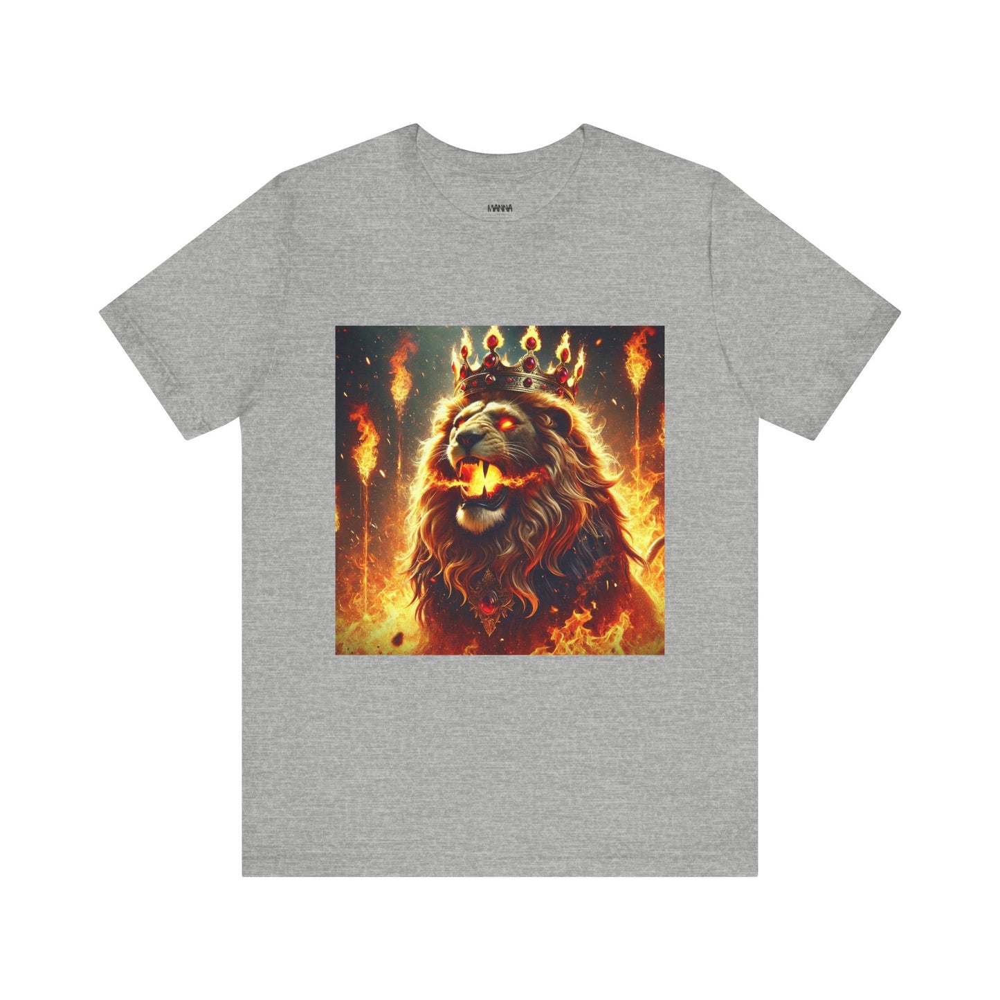 Fierce Lion Graphic Tee - Nocturnal Glory Warriors