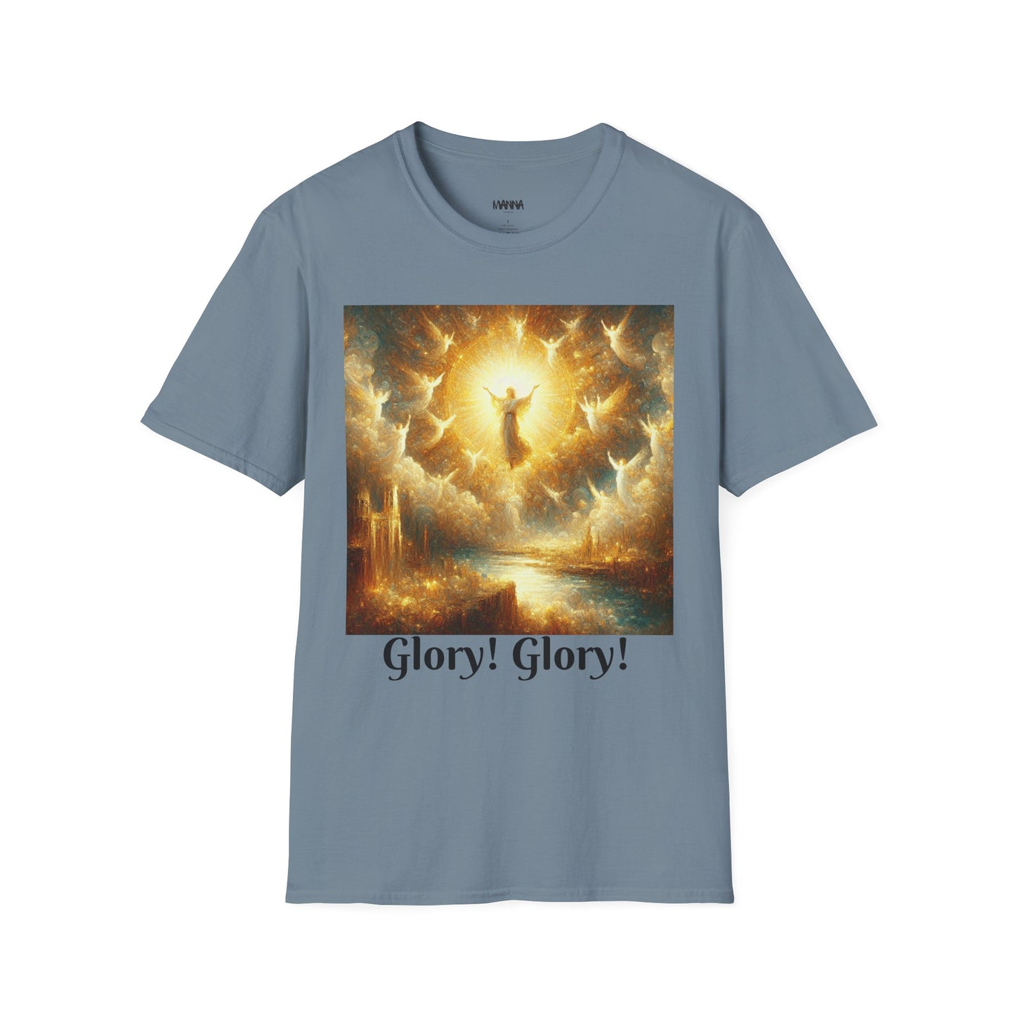 Heavenly Glory Unisex Softstyle T-Shirt - Inspirational Art Tee