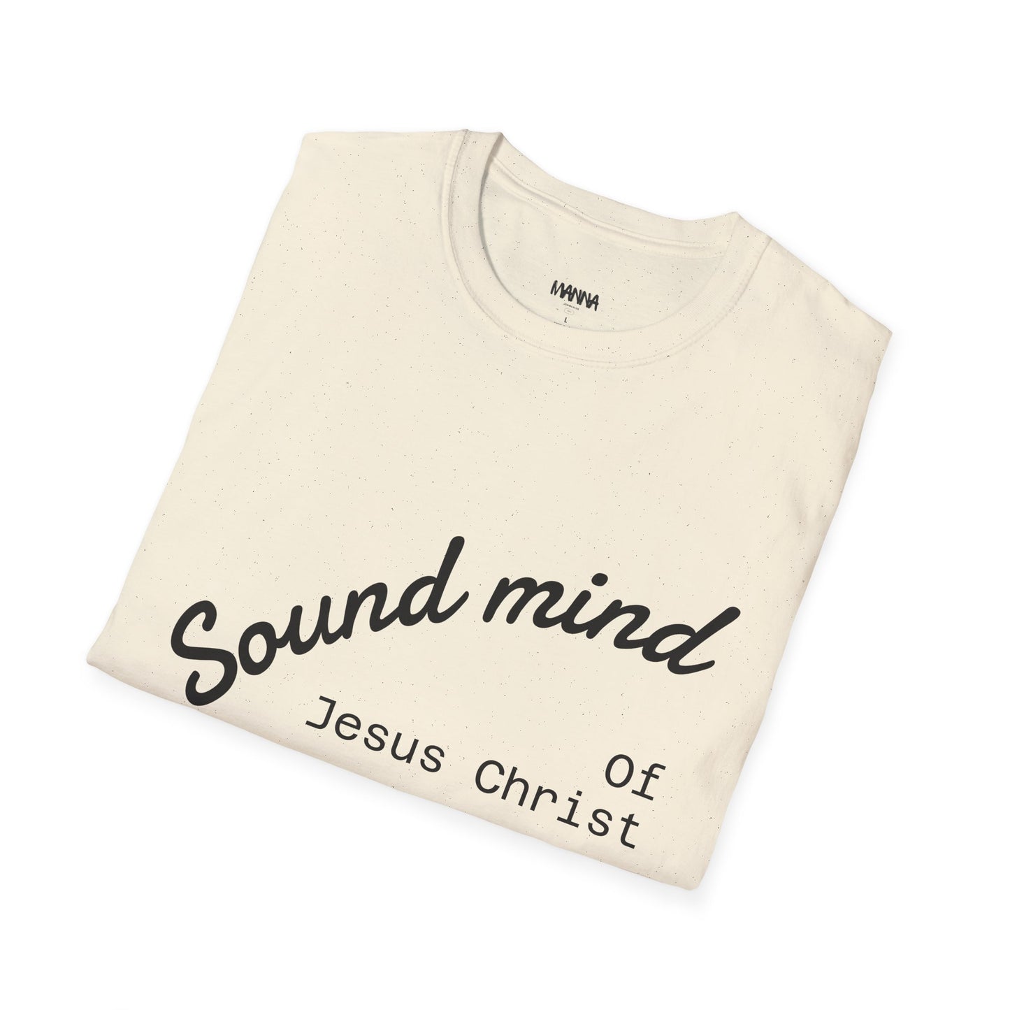 Unisex Christian Inspirational T-Shirt, Sound Mind Jesus Christ Tee, Faith-Based Gift, Spiritual Apparel, Religious Fashion