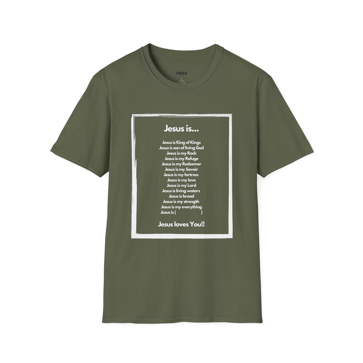 Inspirational Jesus T-Shirt - Unisex Softstyle Tee
