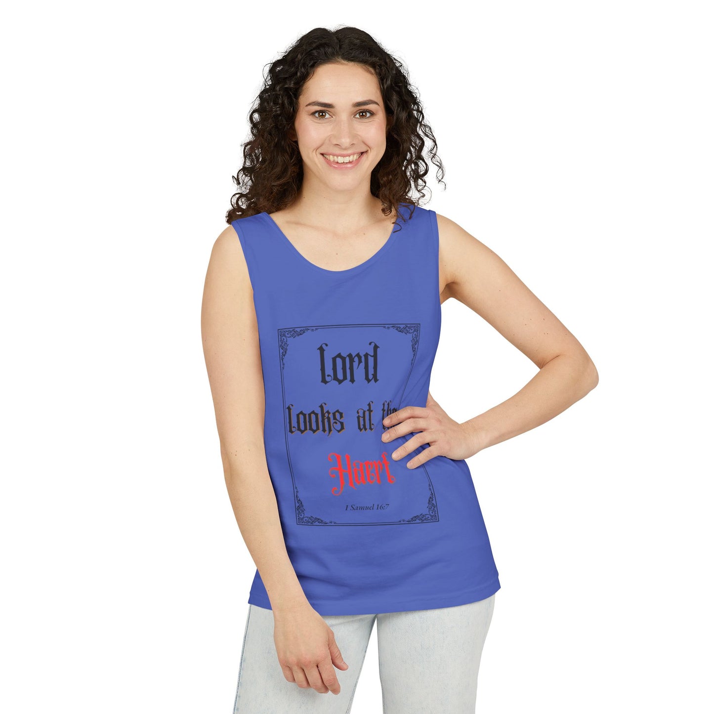 Inspirational Tank Top for Daily Motivation, Christian Gift, Positive Affirmation Apparel, Summer Fashion, Relaxed Fit Exercise Wear