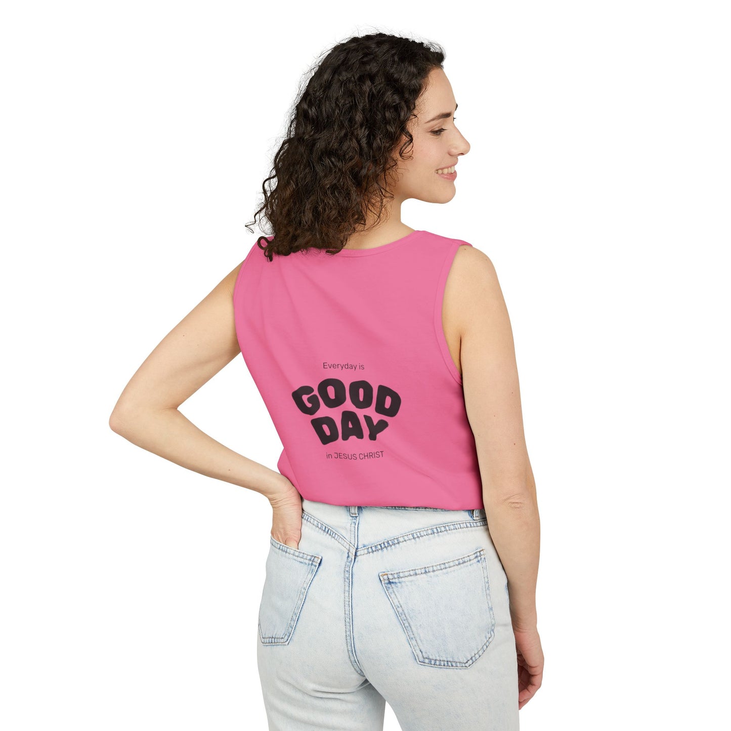 Inspirational Tank Top for Daily Motivation, Christian Gift, Positive Affirmation Apparel, Summer Fashion, Relaxed Fit Exercise Wear