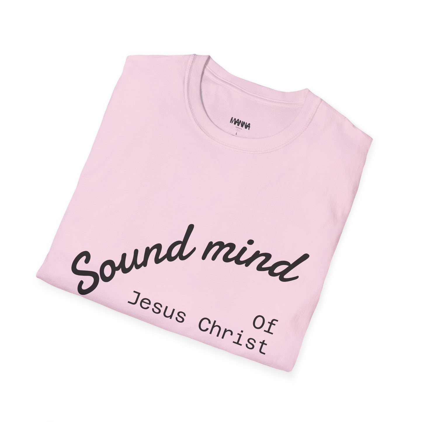 Unisex Christian Inspirational T-Shirt, Sound Mind Jesus Christ Tee, Faith-Based Gift, Spiritual Apparel, Religious Fashion