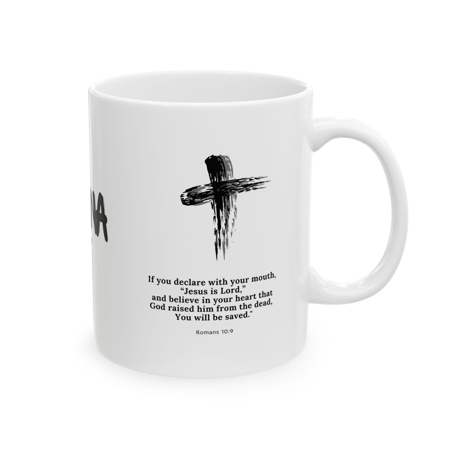 Inspirational Ceramic Mug - Manna from Heaven Design (11oz, 15oz)